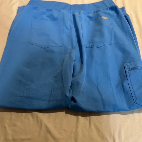 FIGS Capri Blue Scrub Set | Rafaela Top + Zamora Jogger | Size L | EUC | PO 2679 - Picture 5 of 8